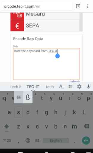 Barcodescanner Keyboard + NFC 2