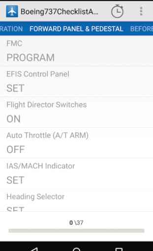 Boeing 737 NGX Checklist 2