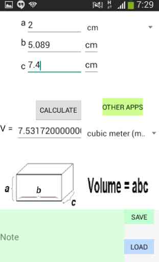 Box Volume Calculator 4