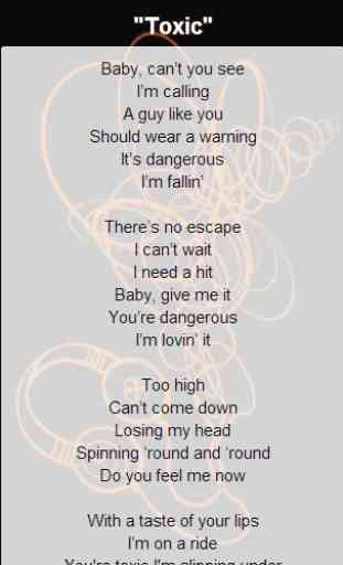 Britney Spears TOP Lyrics 4