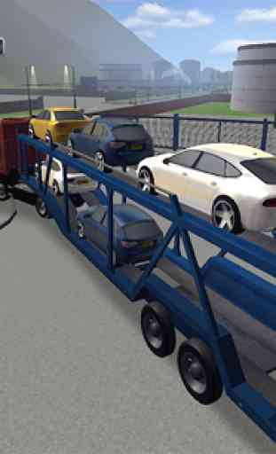 Car Transporter Truck Parking 1