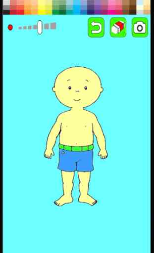 Coloring Book Game Caillou Kid 2