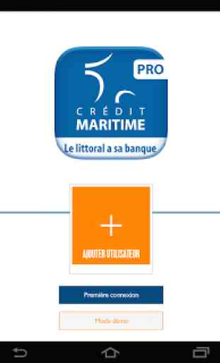Crédit Maritime PRO Tablette 1