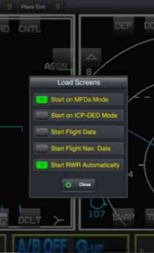 Falcon BMS MFD Screen 1