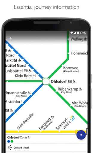 Hamburg Metro HVV Map & Route 2