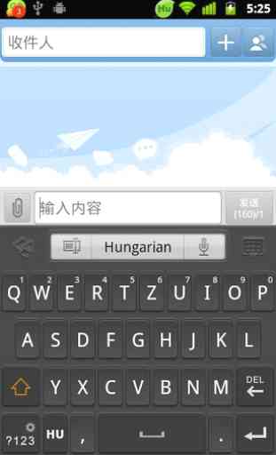 Hungarian for GO Keyboard 4