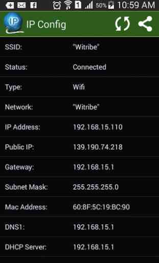 IPConfig - What is My IP? 1