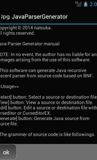 Java Parser Generator 3