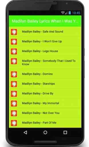 Madilyn Bailey Lyrics Wiser 2