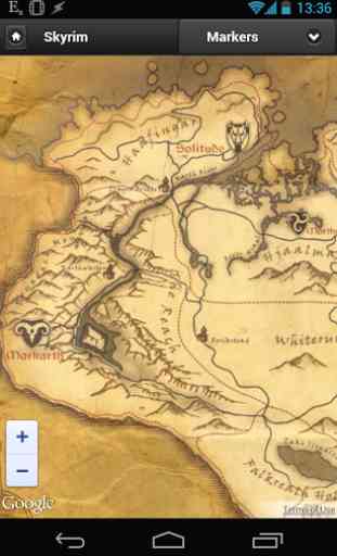 Map for Skyrim 2