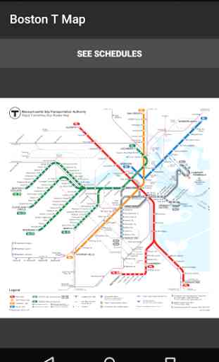 MBTA Boston T Map 4