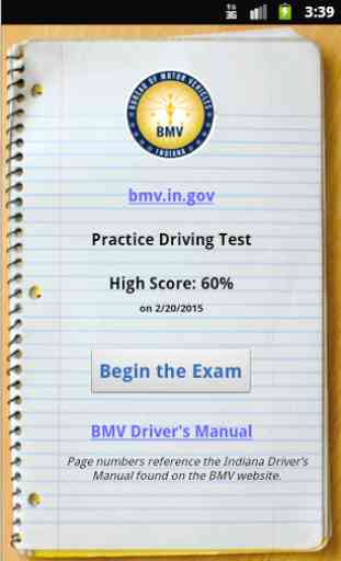 myBMV Driving Test Practice 1