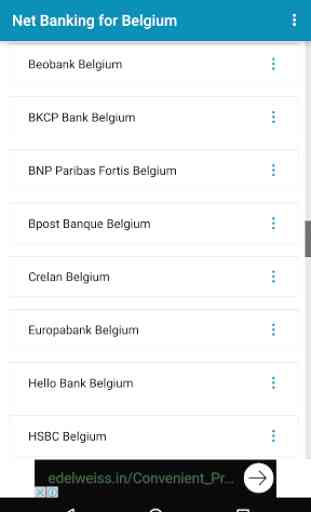 Net Banking App for Belgium 3