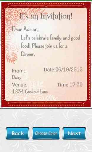 Party Invitation Card Designer 4