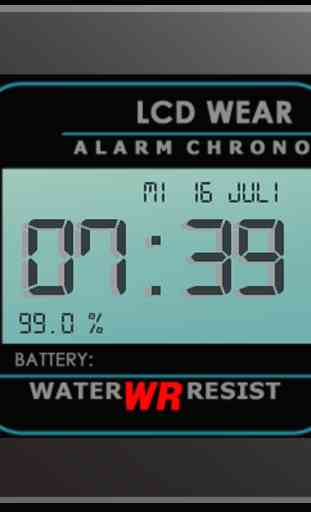 Retro LCD Wear Watchface 1