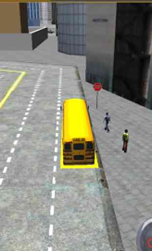 Schoolbus Volant Simulateur 3D 4