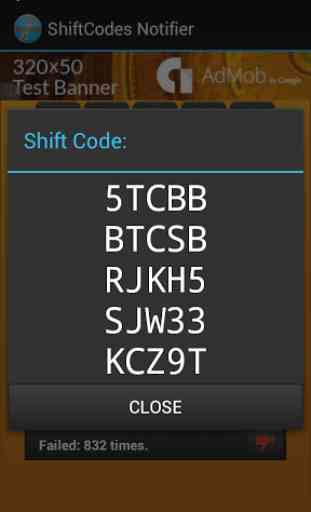 Shift Code Notifier 4
