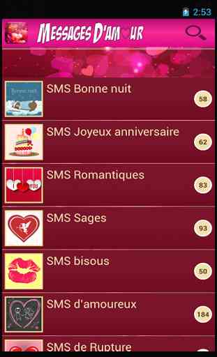 SMS d'amour 2016 3