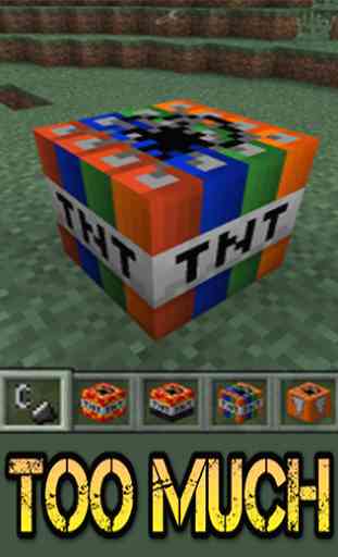 Too much TNT mod mcpe, 1