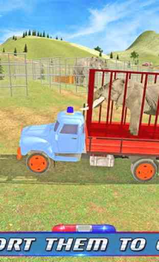 Police camion transport animal 4