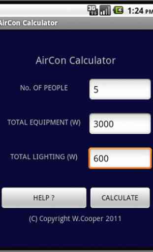 Air Conditioner Calculator UK 2