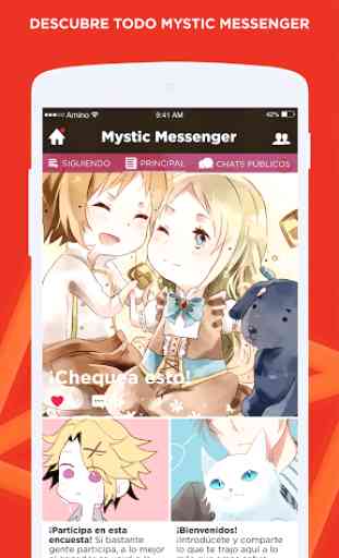 Amino para Mystic Messenger 2