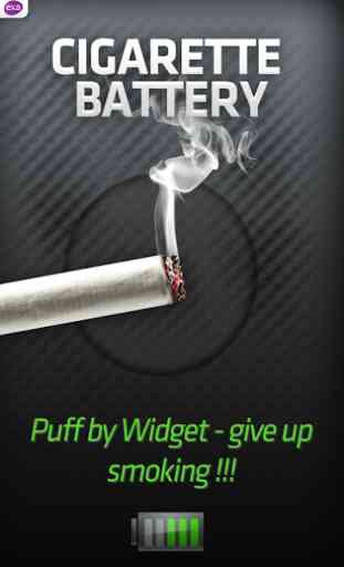 Batterie de Cigarette Widget 1