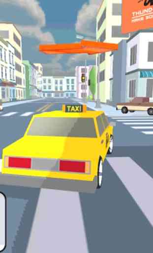 Briques ville Craft Taxi SIM 1