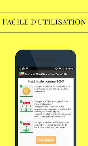 Business Card Reader Zoho CRM 1