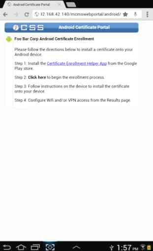 Certificate Enrollment for CMS 1