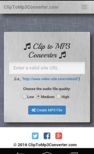 Clip to MP3 Converter 1