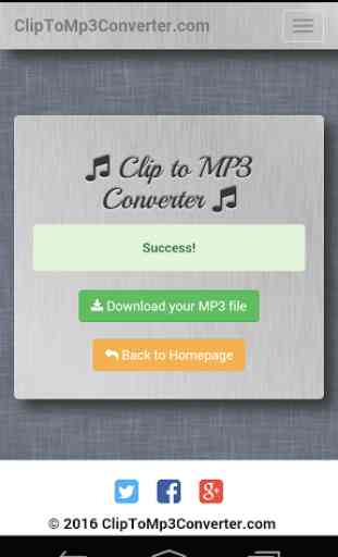 Clip to MP3 Converter 2