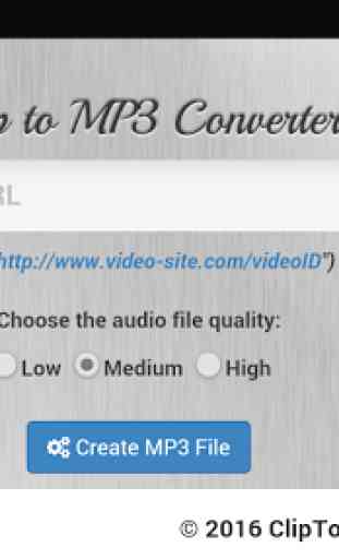 Clip to MP3 Converter 4