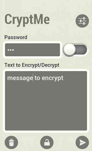 CryptMe (envoyer sms crypté) 1
