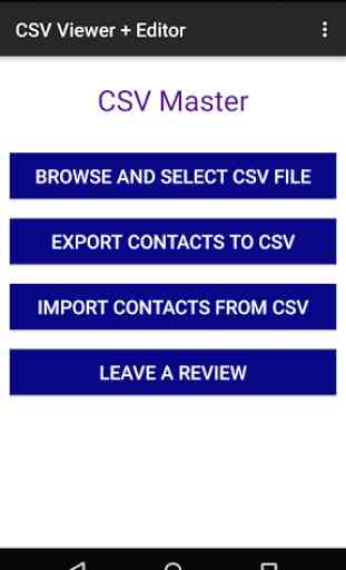 CSV Viewer : Import Contacts 1