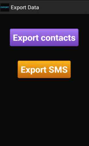 Export Contacts & Data en CSV 1