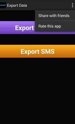 Export Contacts & Data en CSV 3