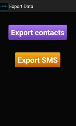 Export Contacts & Data en CSV 4