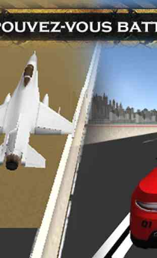 F16 Fighter vs Bugatti Race 3