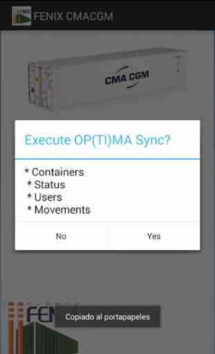 FENIX CMACGM Container Status 4