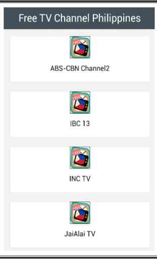 Free TV Canal Philippines 1