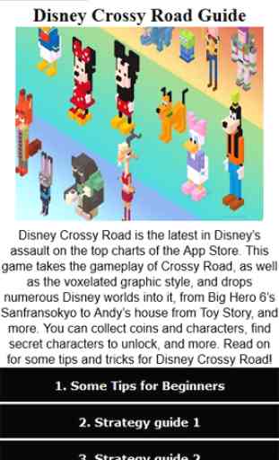 Guide for Disney Crossy Road 1