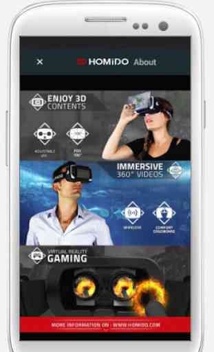Homido 360 VR player 1