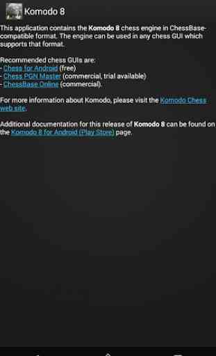 Komodo 8 Chess Engine 1
