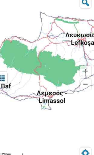Map of Cyprus offline 1