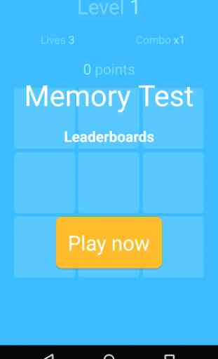Memory Test - Cerveau Elevate 4