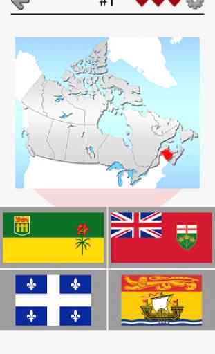 Provinces canadiennes - Quiz 1