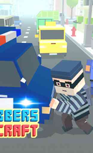 Robbers Blocky VS Cop Craft 3D 1
