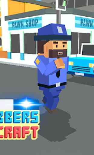 Robbers Blocky VS Cop Craft 3D 2