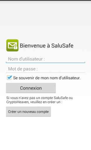 SaluSafe - courriel sécurisé 1